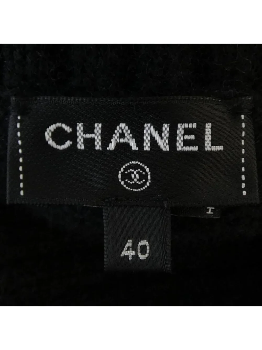 Chanel Knit Sweater Black